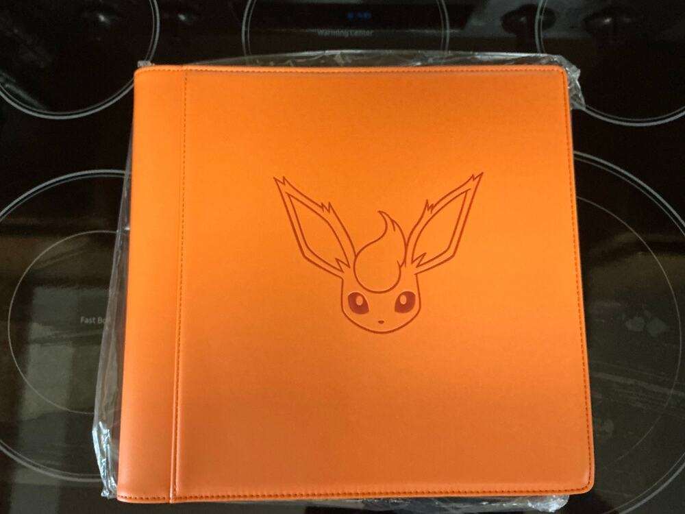 New! Custom Pokémon Card Leather Binder, holds 480 cards